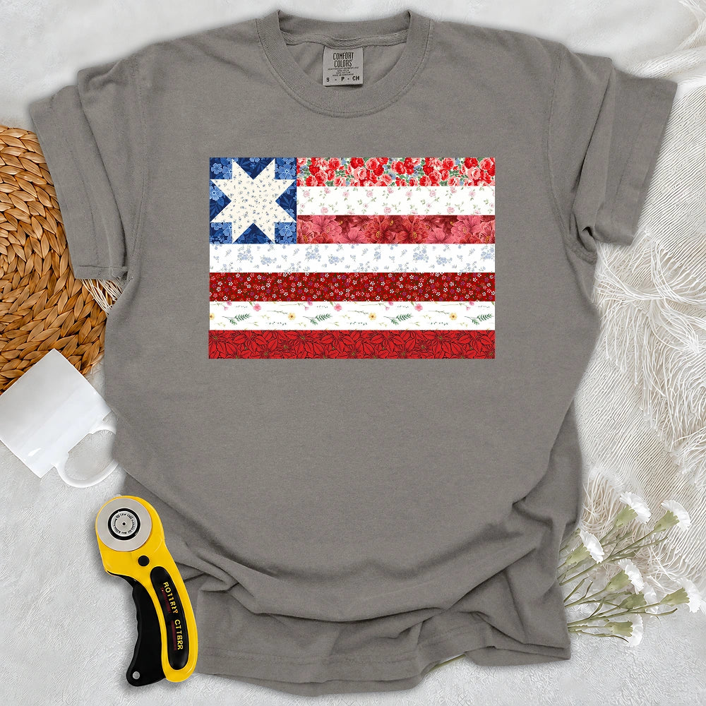 Comfort Colors USA Star Flag T-shirt