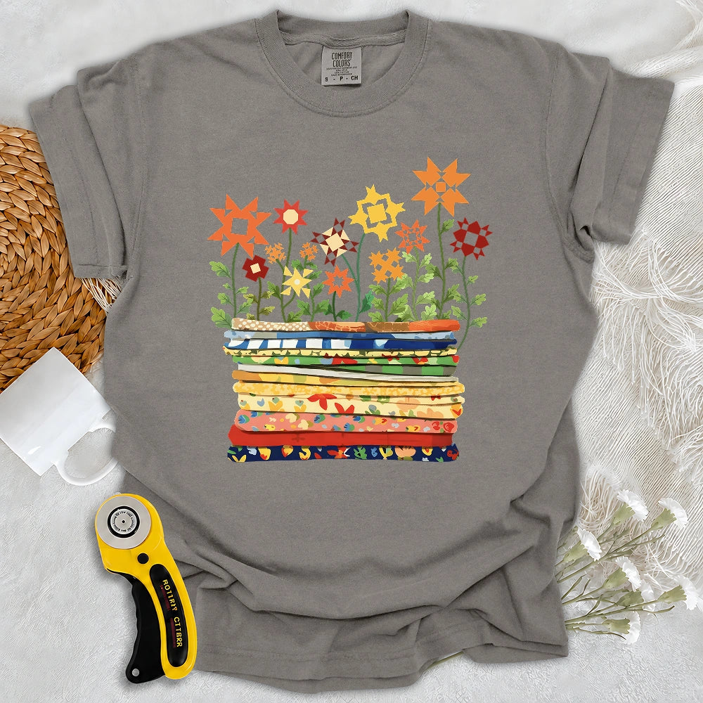 Comfort Colors Where Quilts Bloom T-shirt