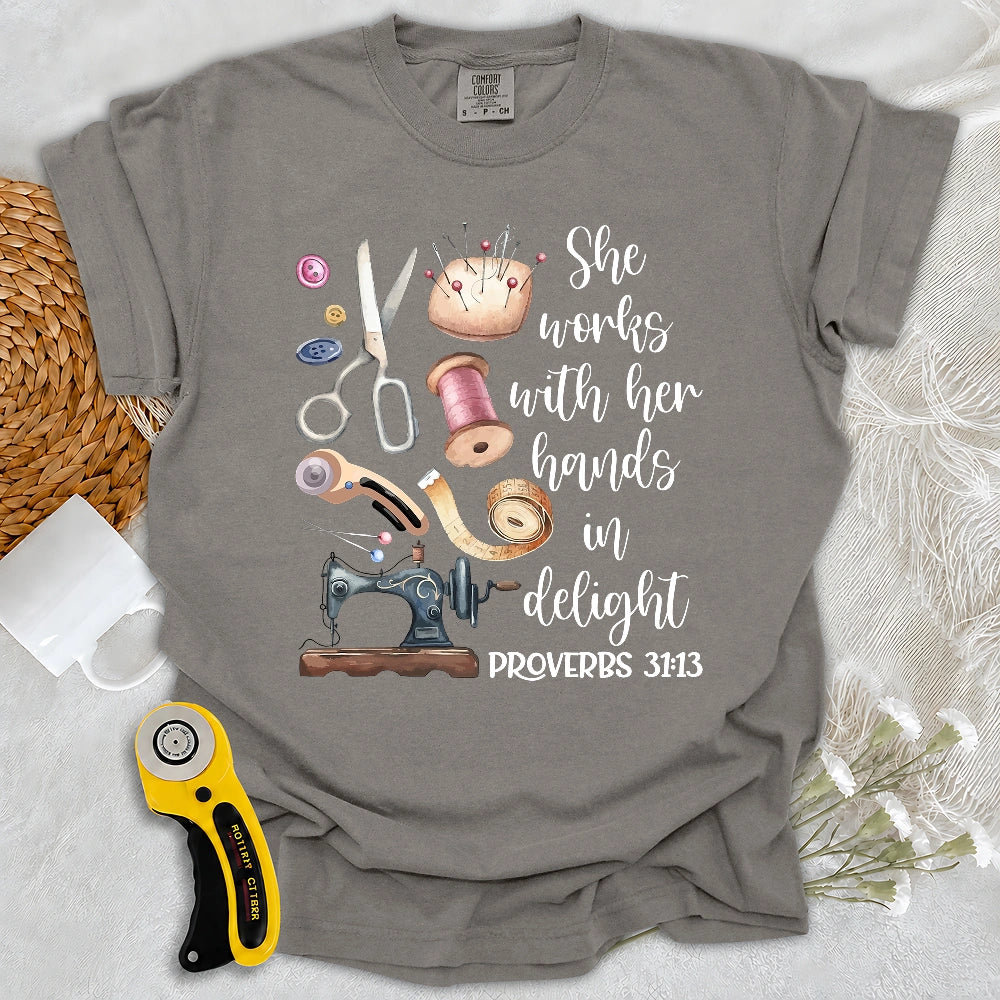 Comfort Colors Work In Delight T-shirt