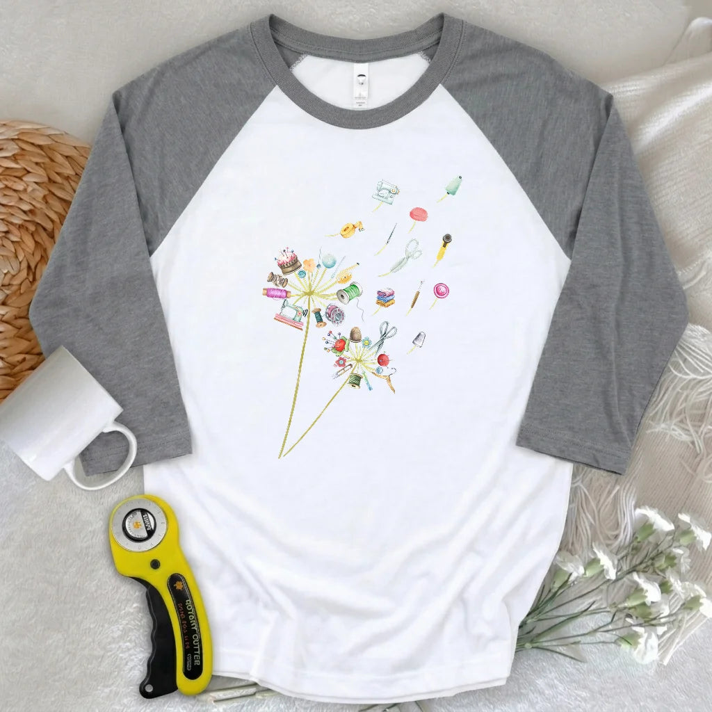 Crafted To Bloom 3/4 Sleeve T-shirt