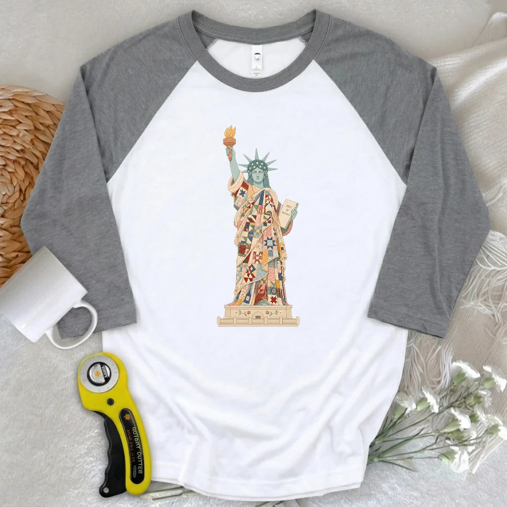 Liberty Wrapped in Love 3/4 Sleeve T-shirt