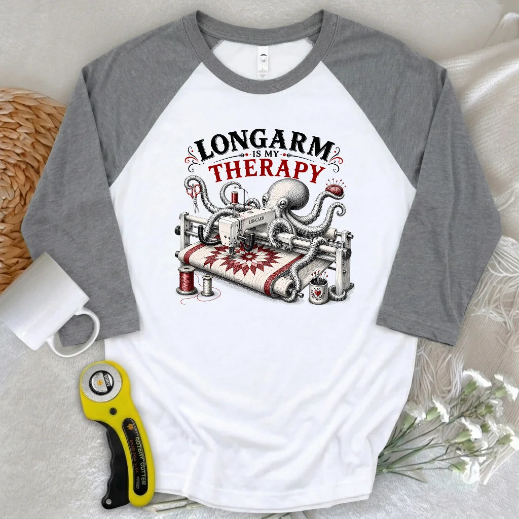 Longarm Therapy Club 3/4 Sleeve T-shirt