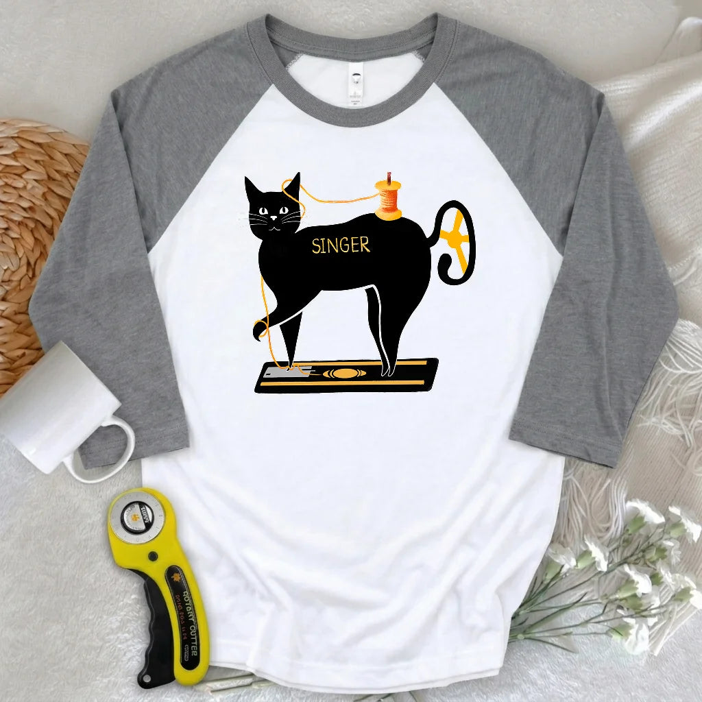 Mewing machine 3/4 Sleeve T-shirt