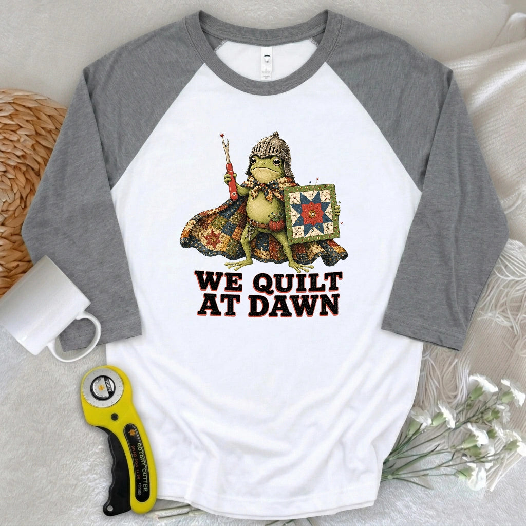 Quilt at Dawn 3/4 Sleeve T-shirt