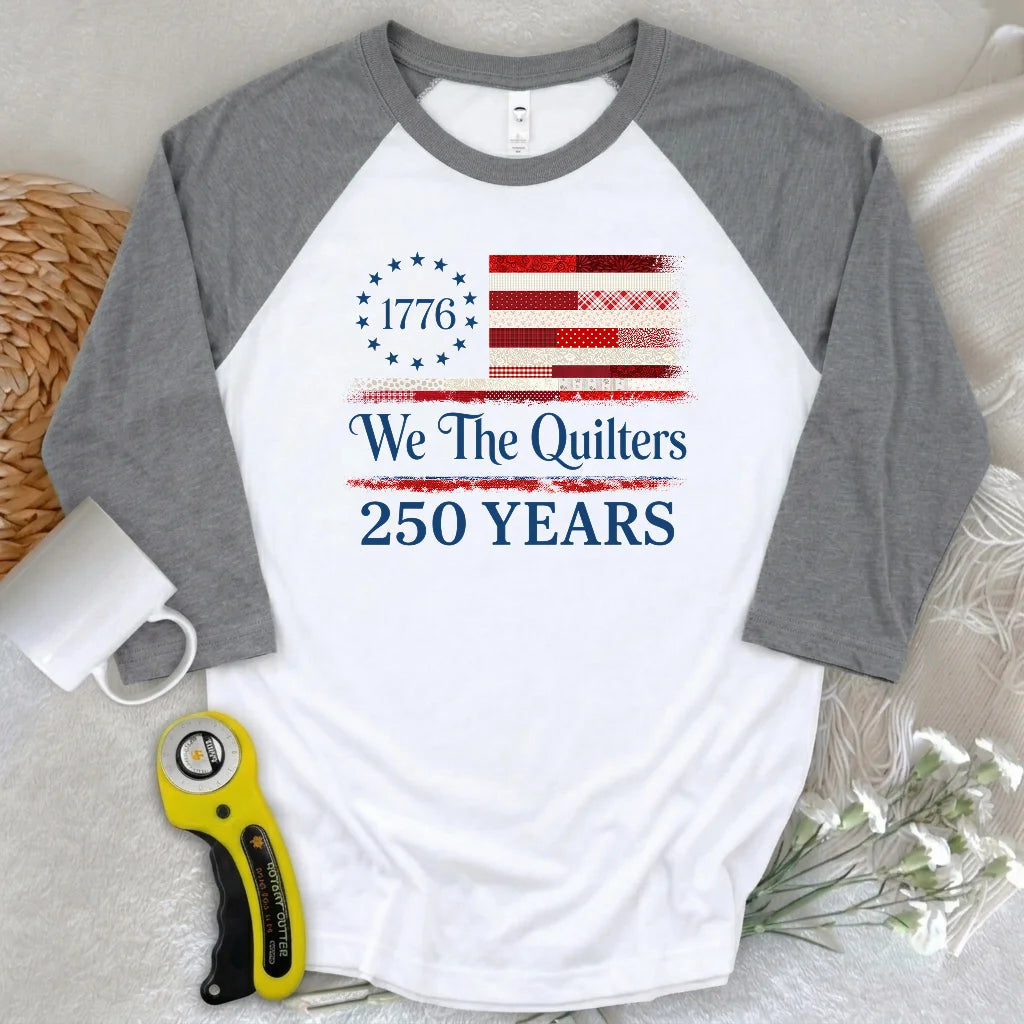 Quilters of Liberty 3/4 Sleeve T-shirt