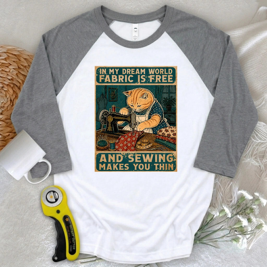Sewing Dreams 3/4 Sleeve T-shirt