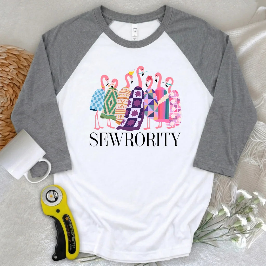 Sewrority Sisters 3/4 Sleeve T-shirt