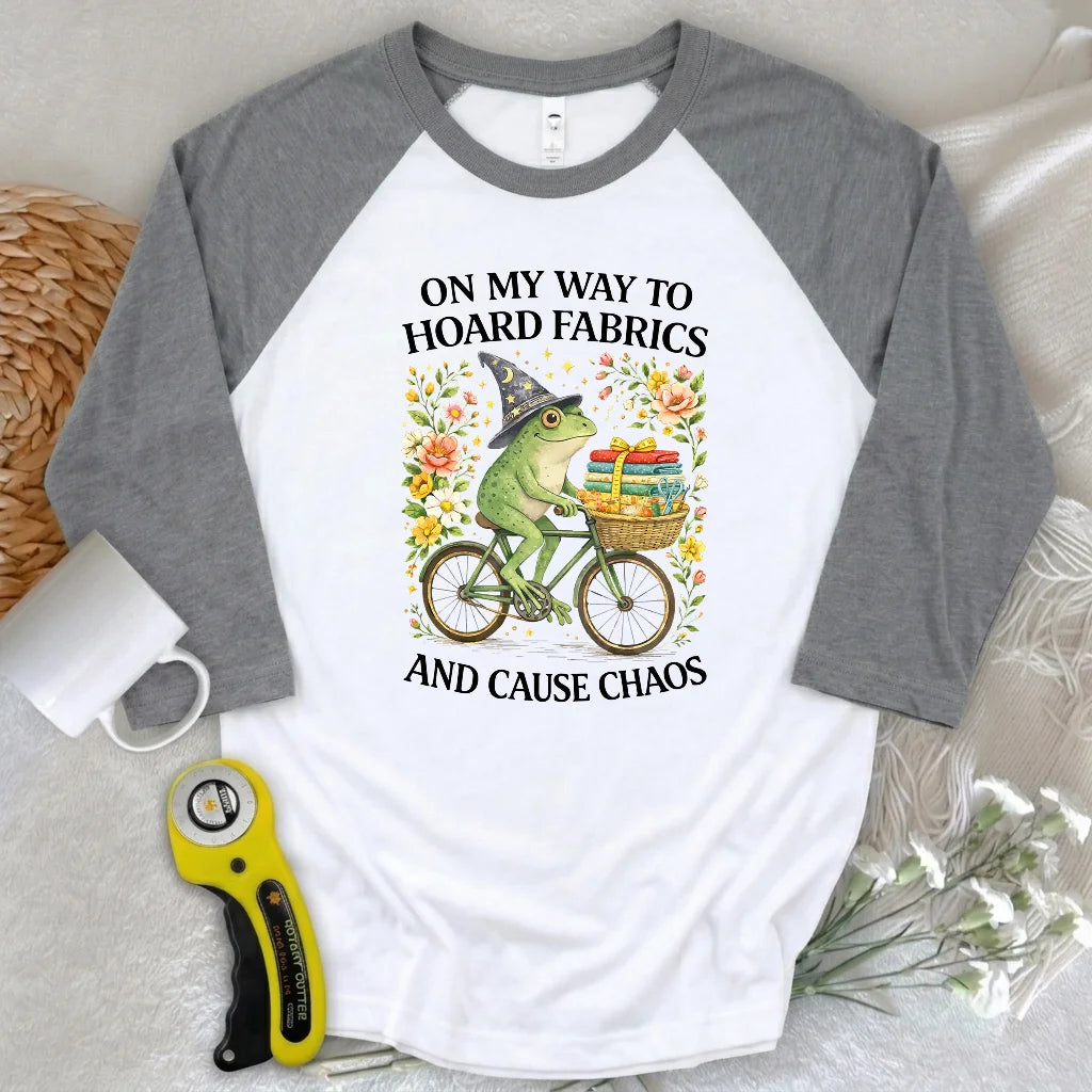 Way To Hoard Fabric 3/4 Sleeve T-shirt