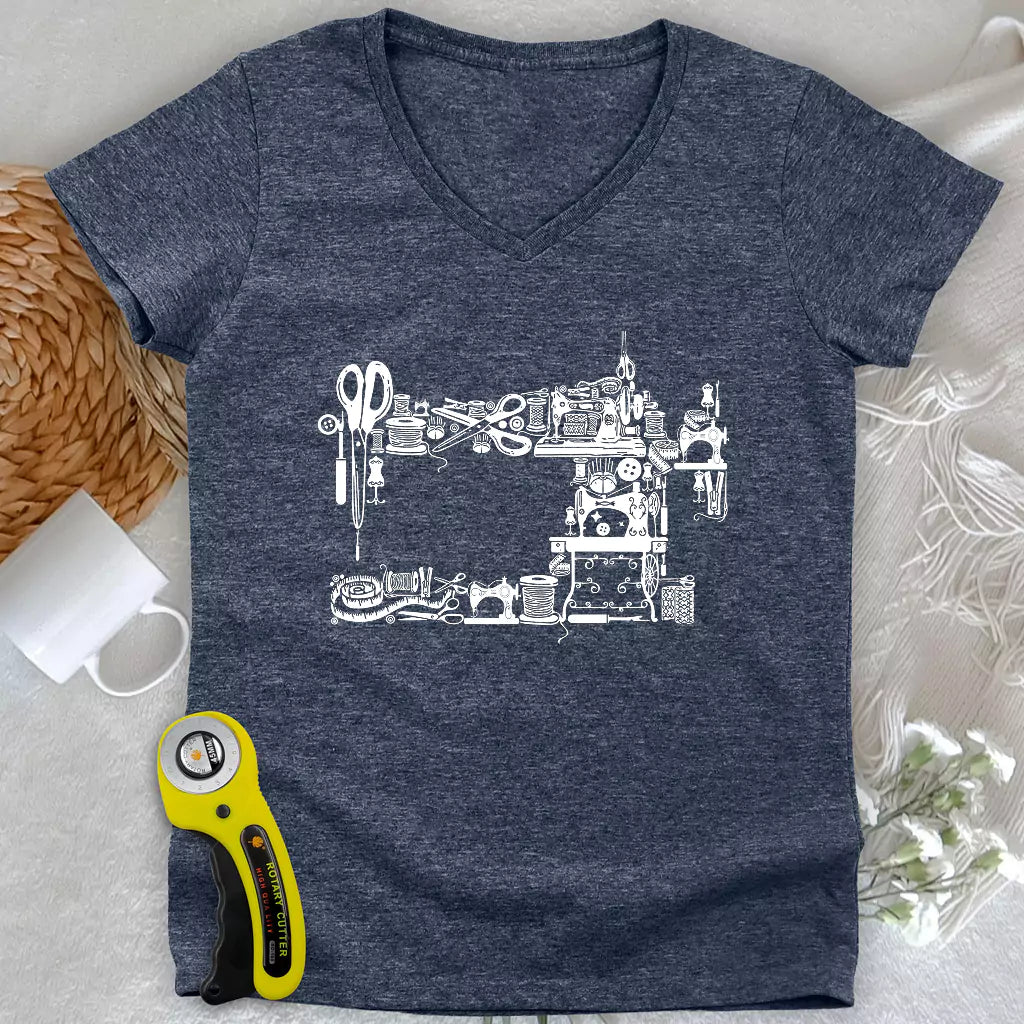 Sewing Tools Lady V-neck