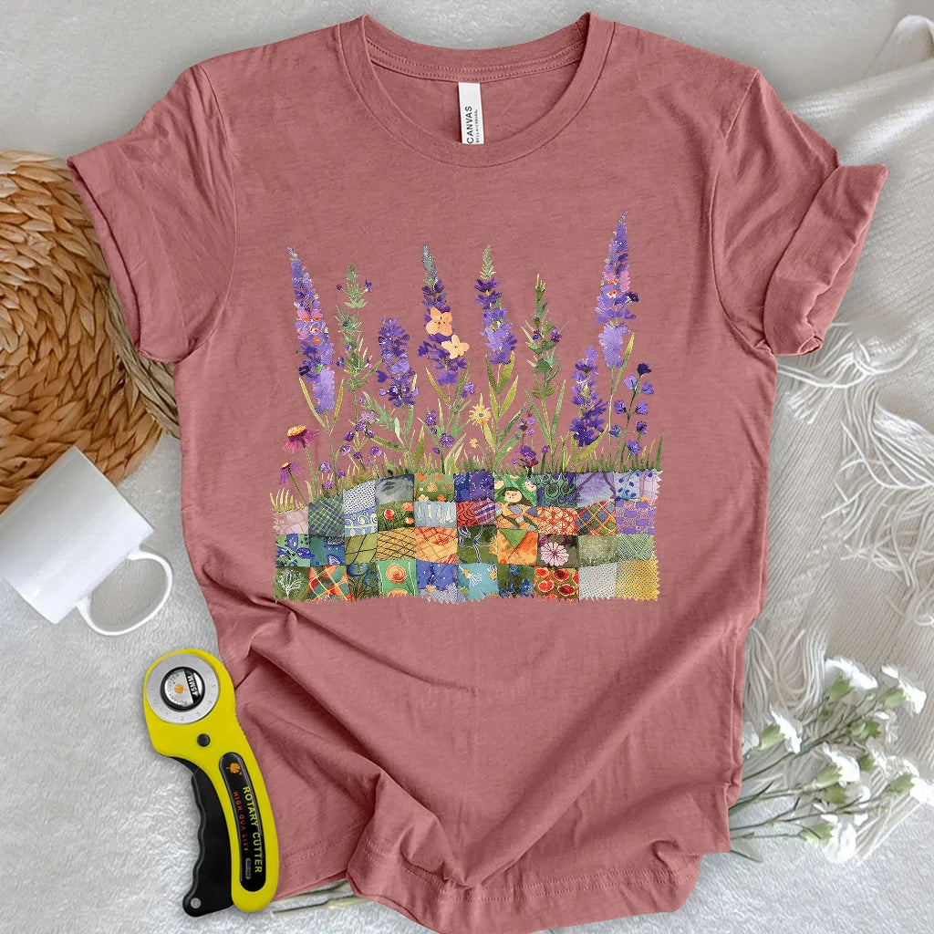 T-shirt Champ de Courtepointe