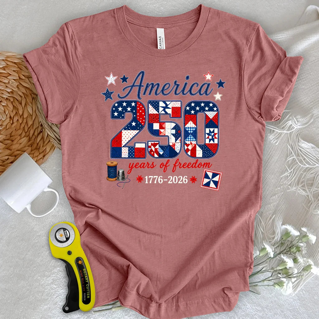America 250: Pieced With Pride T-shirt