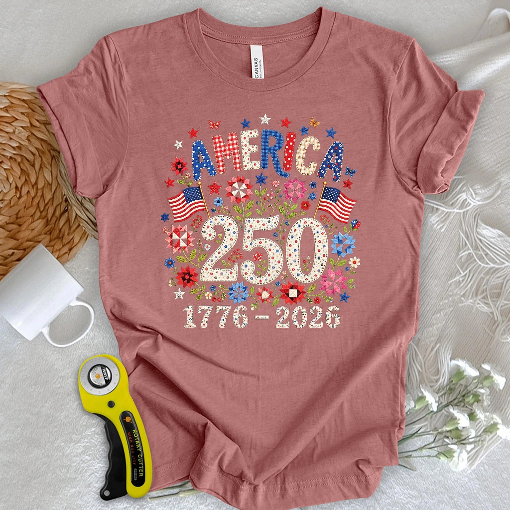 America 250 in Bloom T-shirt