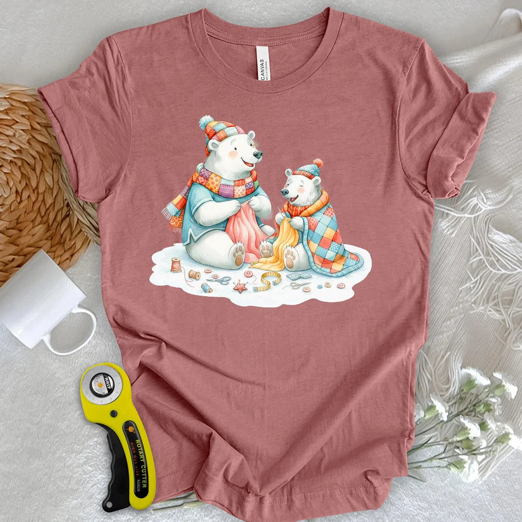 T-shirt l'Heure de la courtepointe des oursons