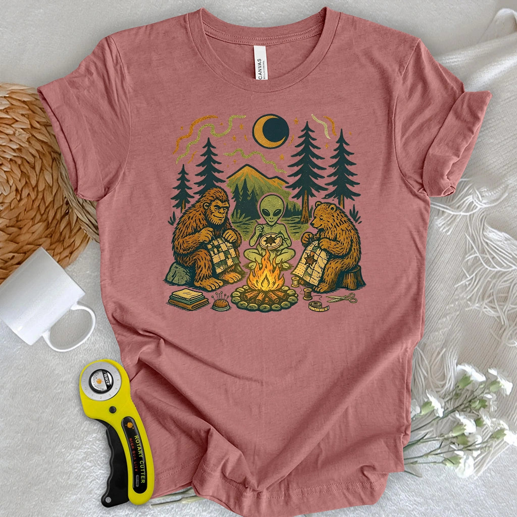 Campfire Crafting Friends T-shirt