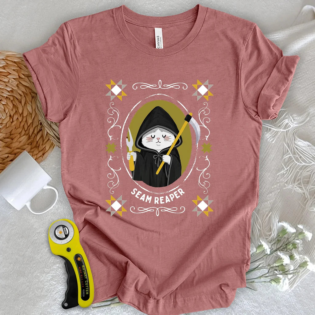 T-shirt faucheuse de coutures de chat