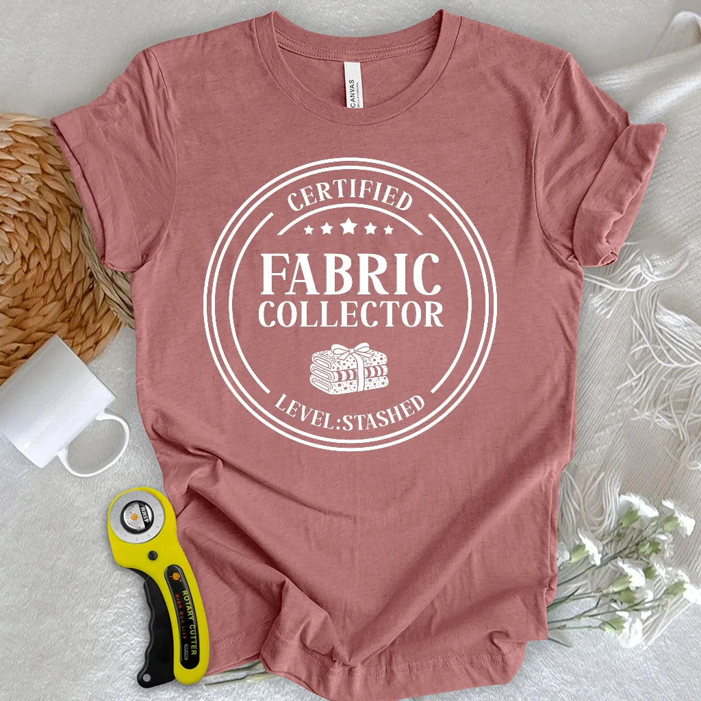 T-Shirt Collectionneur de Tissus Certifié