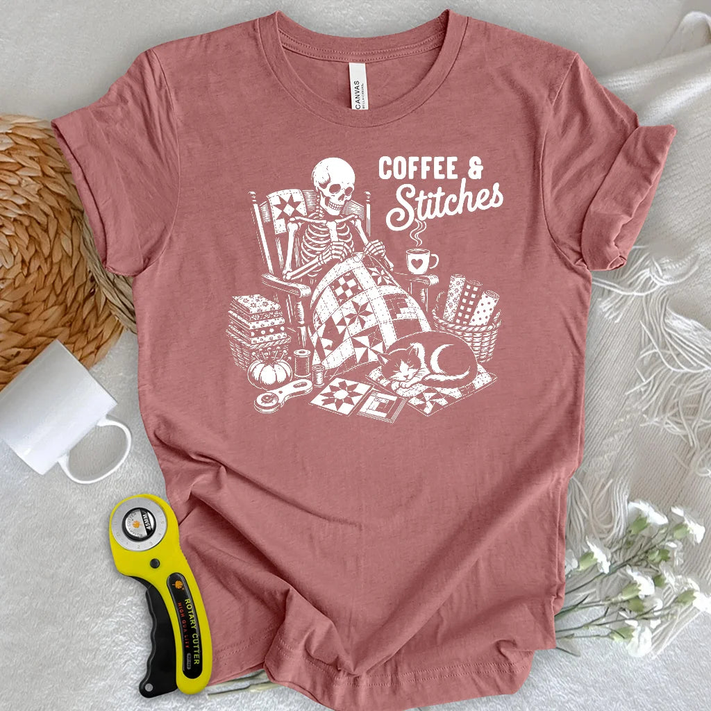 Coffee & Stitches T-shirt