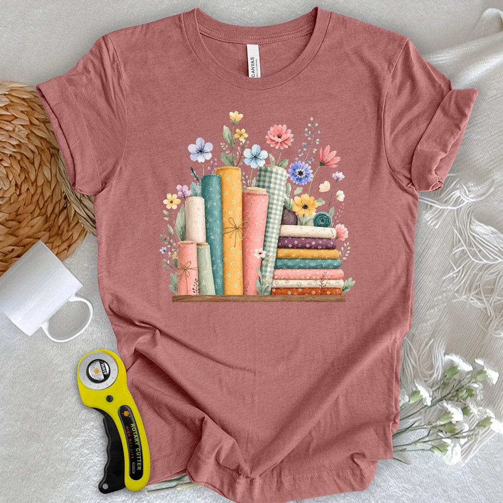 Fabric Bloom T-shirt