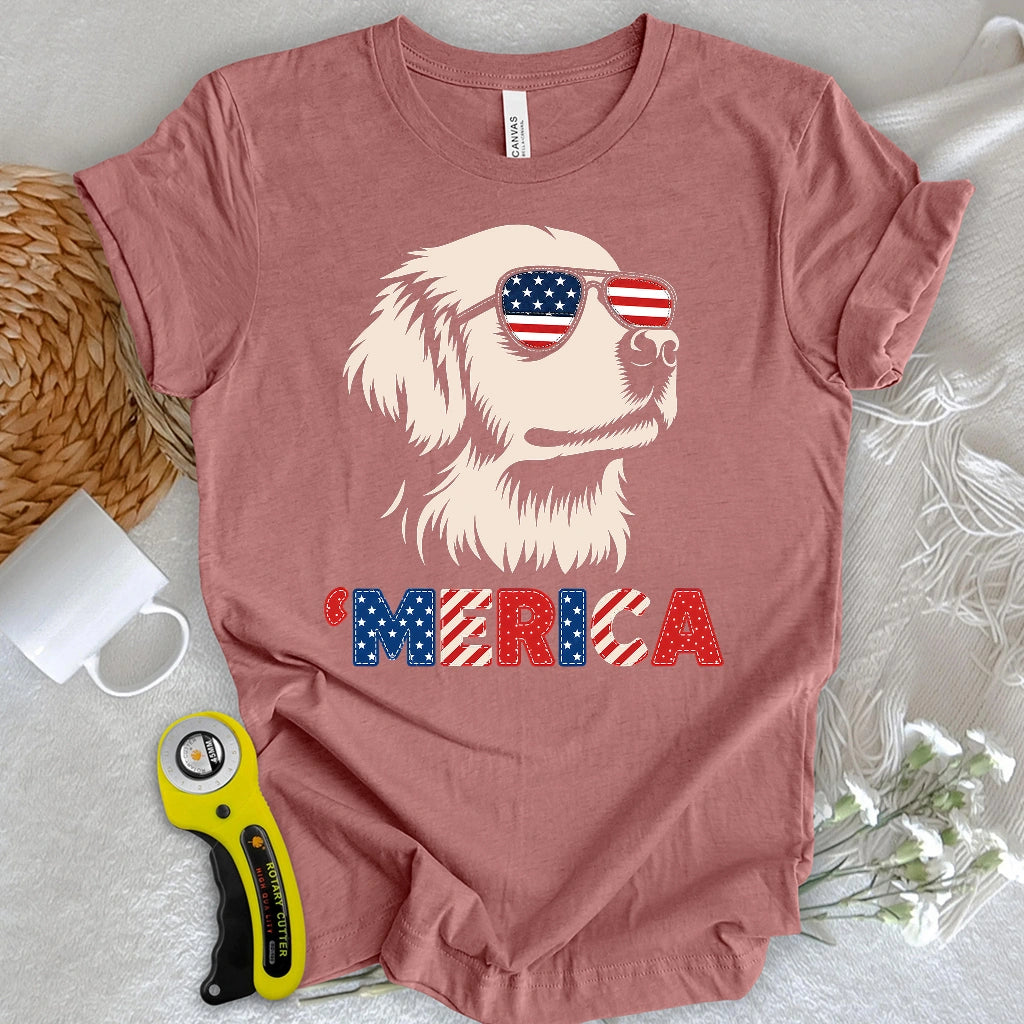 Golden ’Merica Appliqué T-shirt