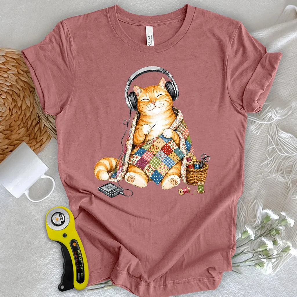 Meow-sic & Quilting T-shirt