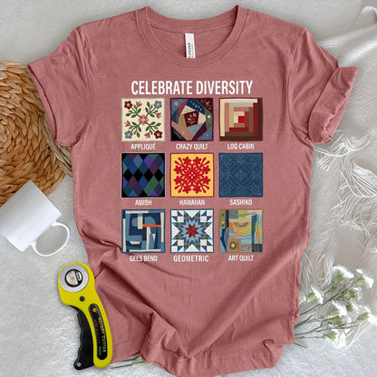 T-shirt Patchwork de la diversité