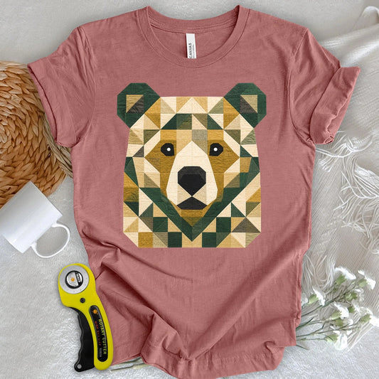Patchwork Forest Bear T-shirt