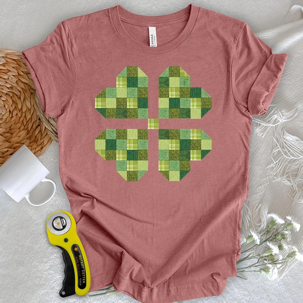Patchwork Lucky Clover T-shirt