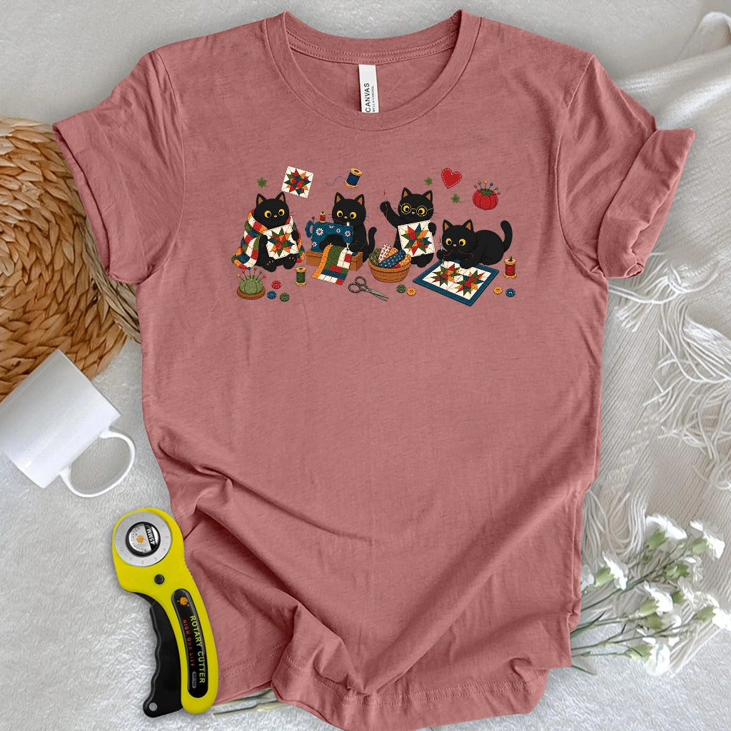 Patchwork Purrfection T-shirt