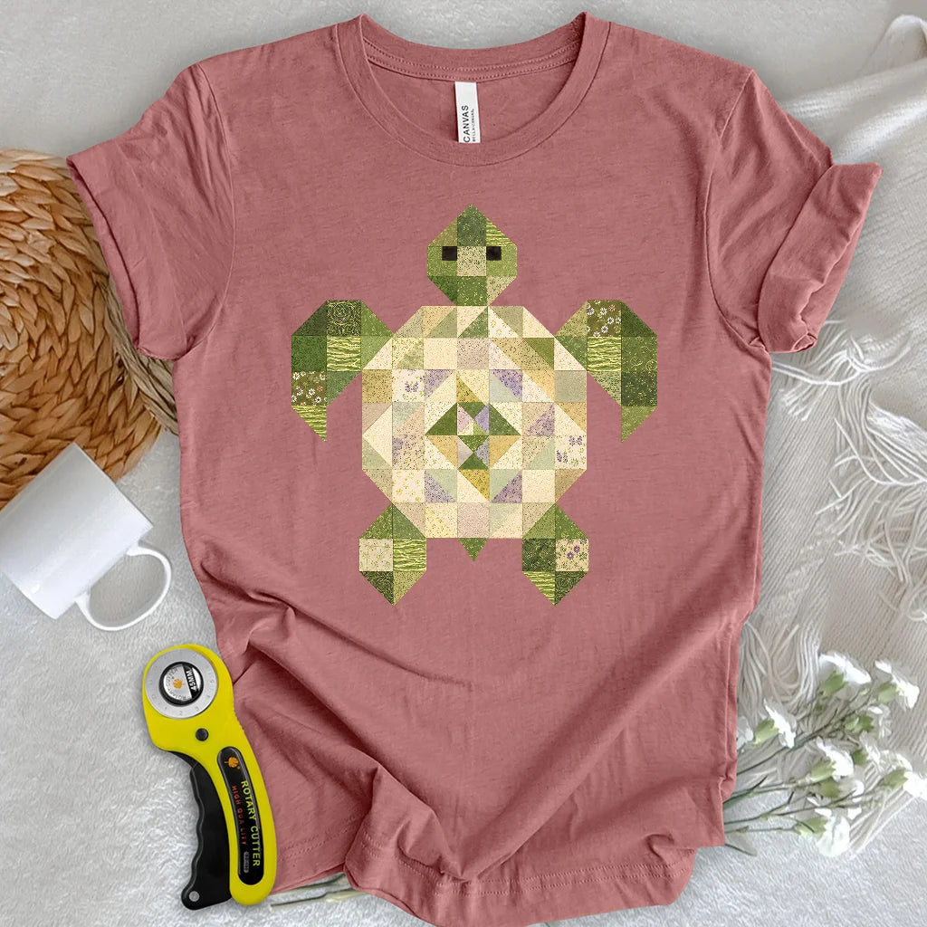 Patchwork Turtle T-shirt
