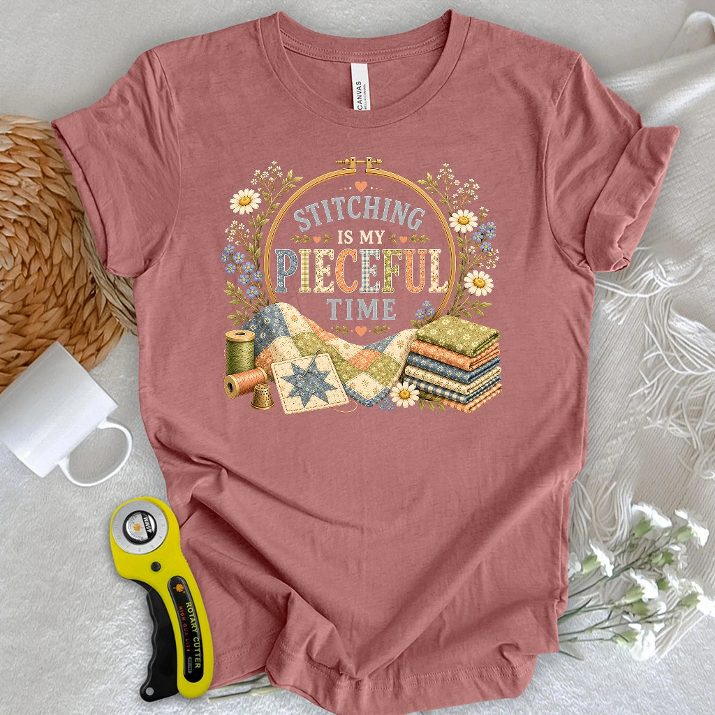 Pieceful Stitching Time T-shirt