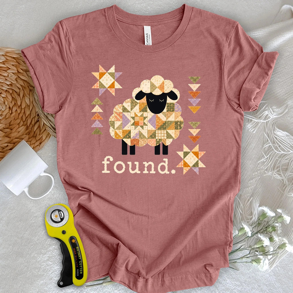 Psalm 23 Patchwork Sheep T-shirt