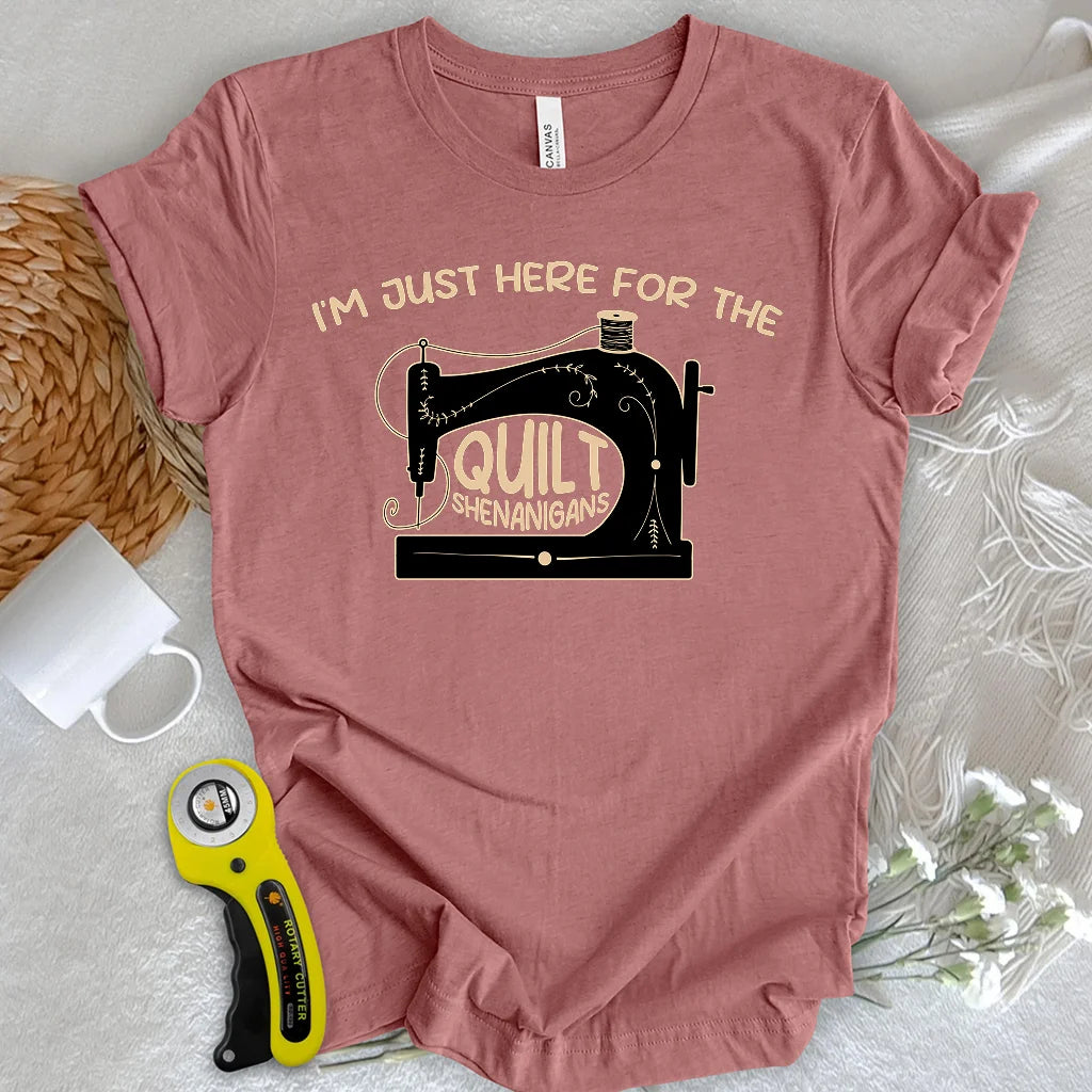 T-shirt "Quilting et Bêtises"