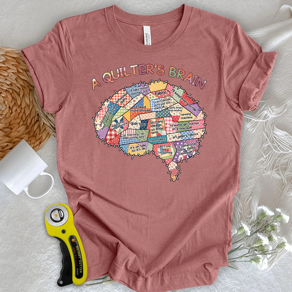 Quilter's Brain T-shirt