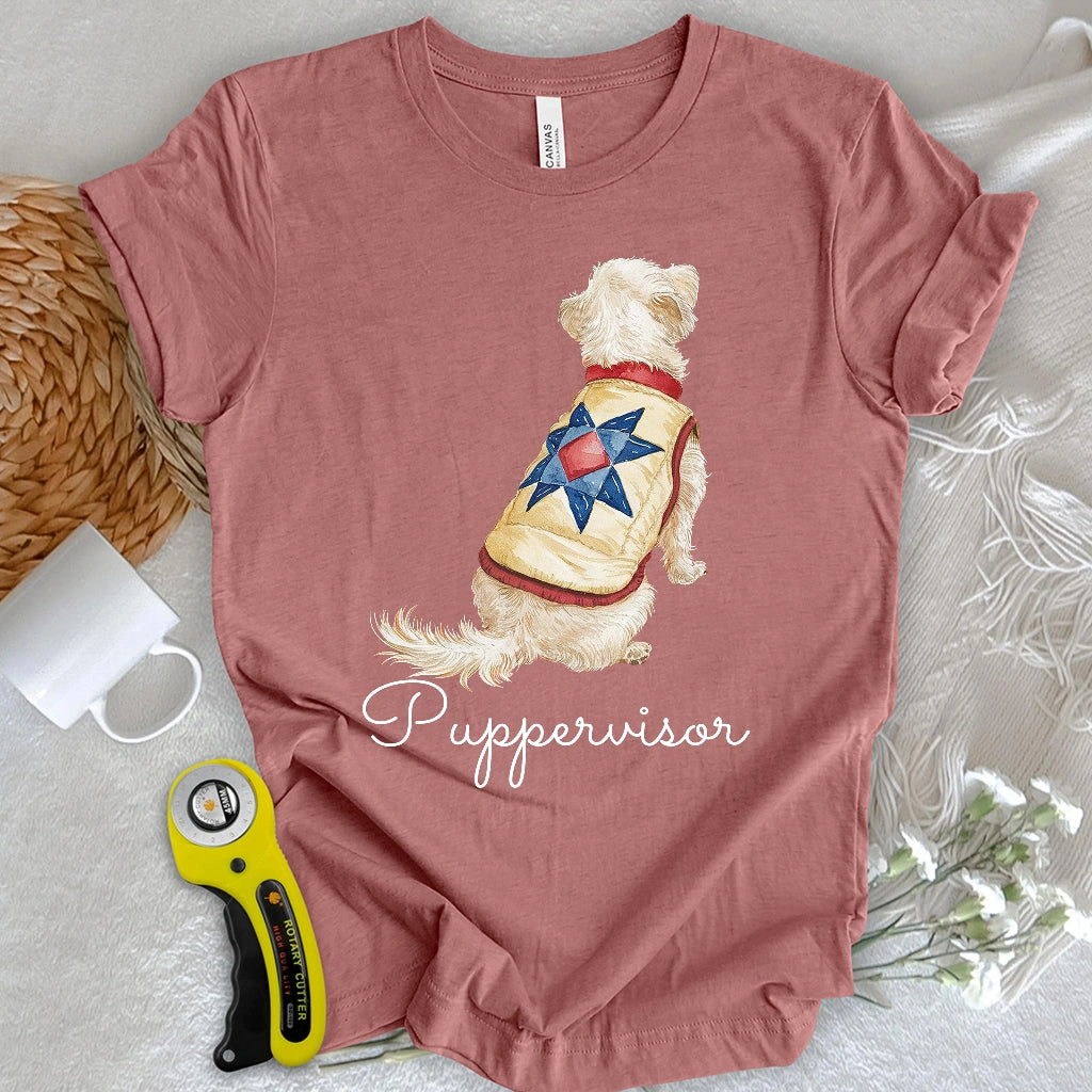 Quilty Pup Star T-shirt