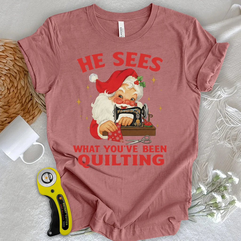 Santa Sees T-shirt