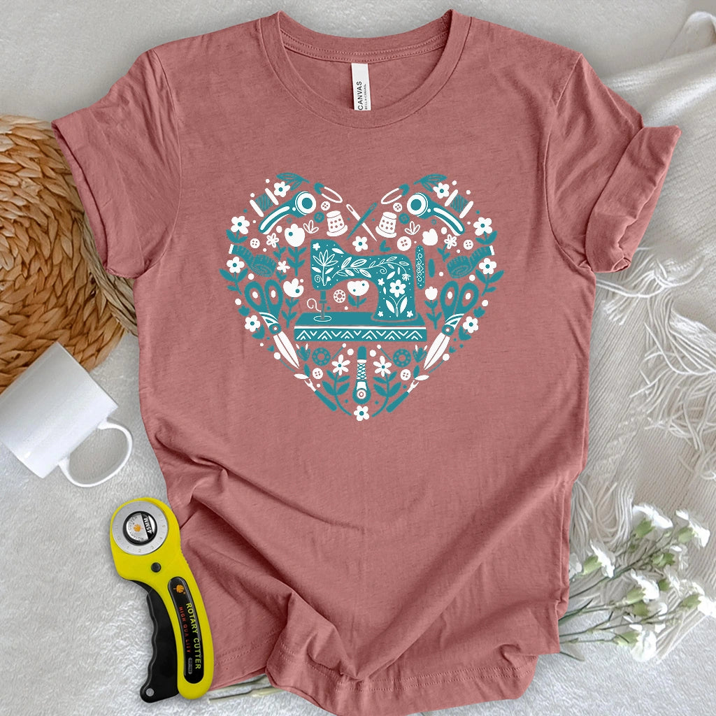 T-shirt couture d'art populaire