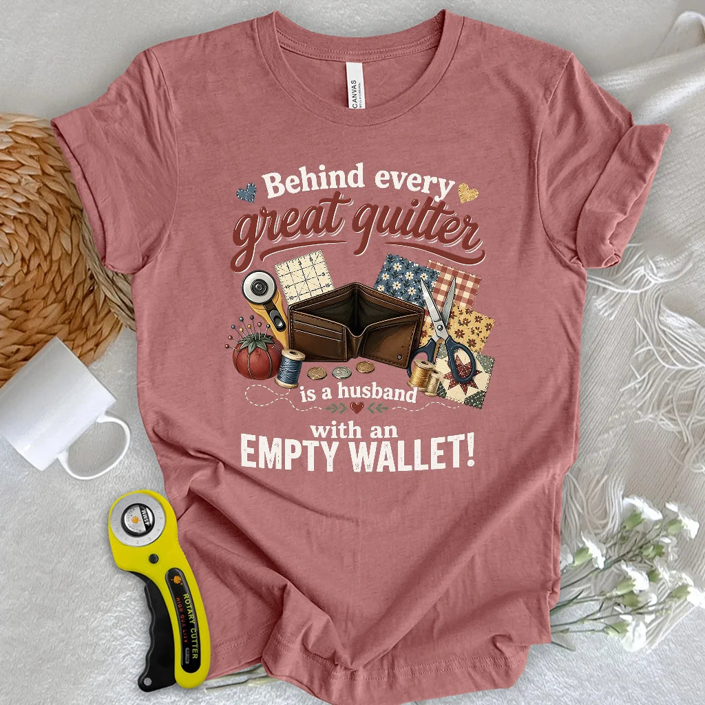 Stitched with Love, Paid by Him T-Shirt