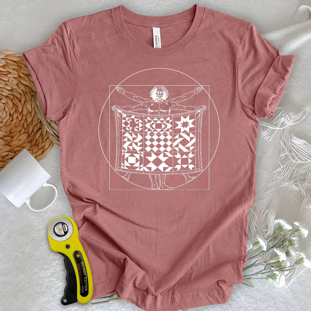Vitruvian Quilter T-shirt