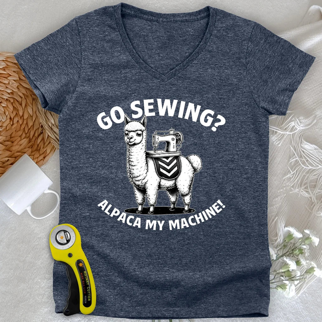 Alpaca Machine Lady V-neck