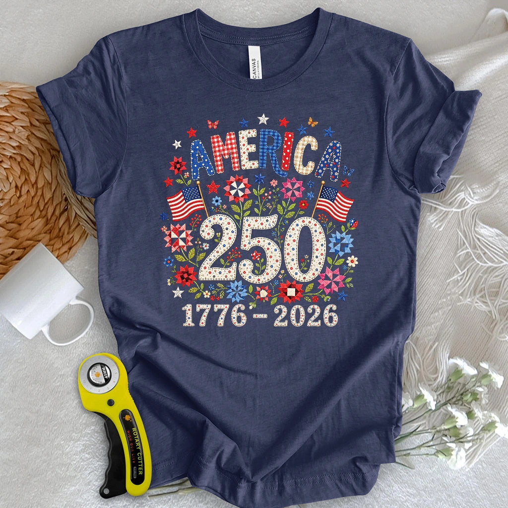 America 250 in Bloom T-shirt