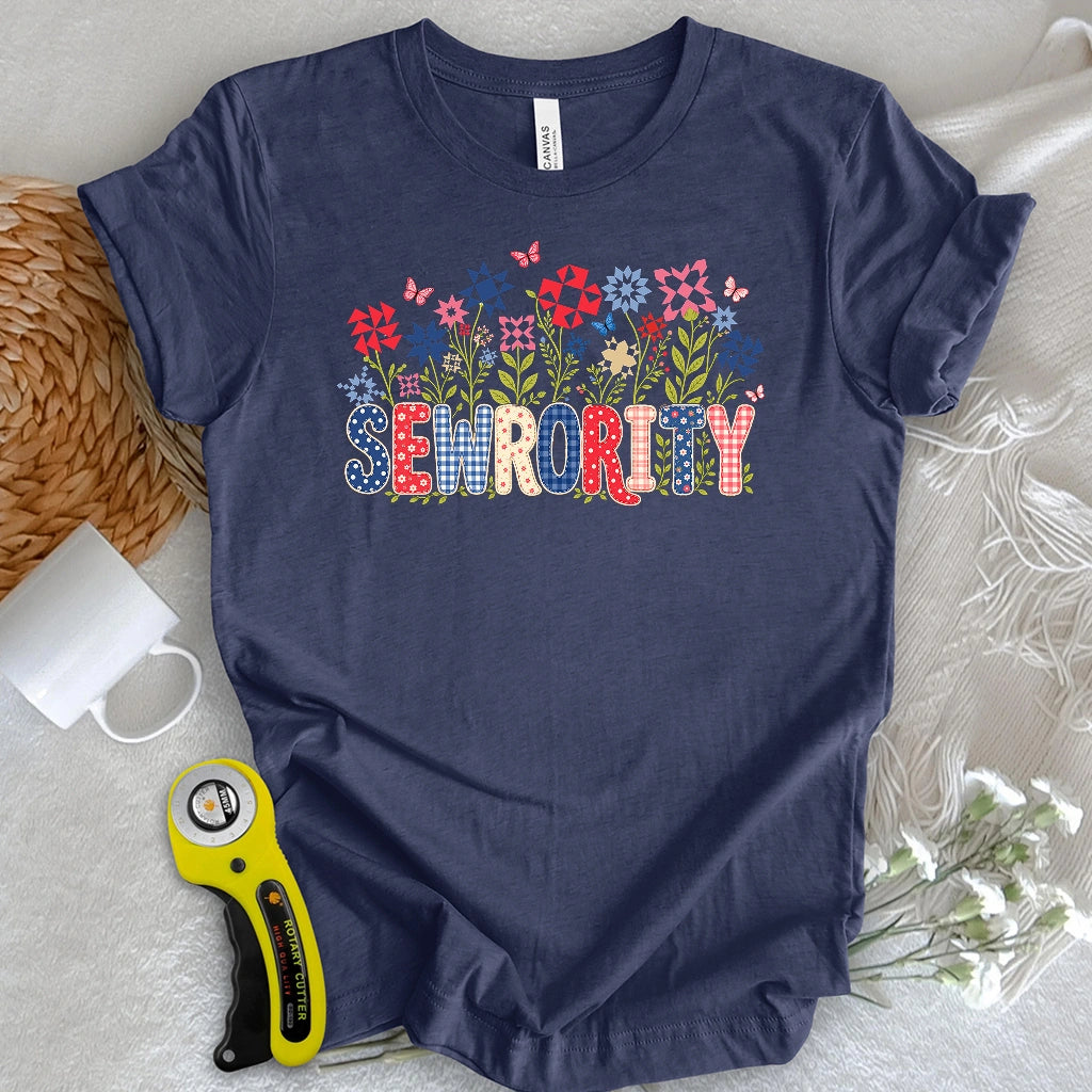 Appliqué Sewrority T-shirt