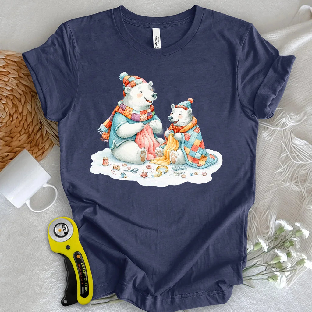T-shirt l'Heure de la courtepointe des oursons