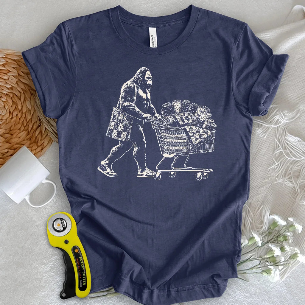 Bigfoot Fabric Shopping T-shirt