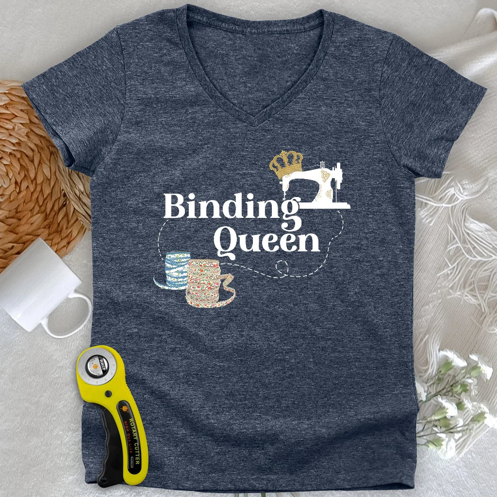 Binding Queen Lady V-neck