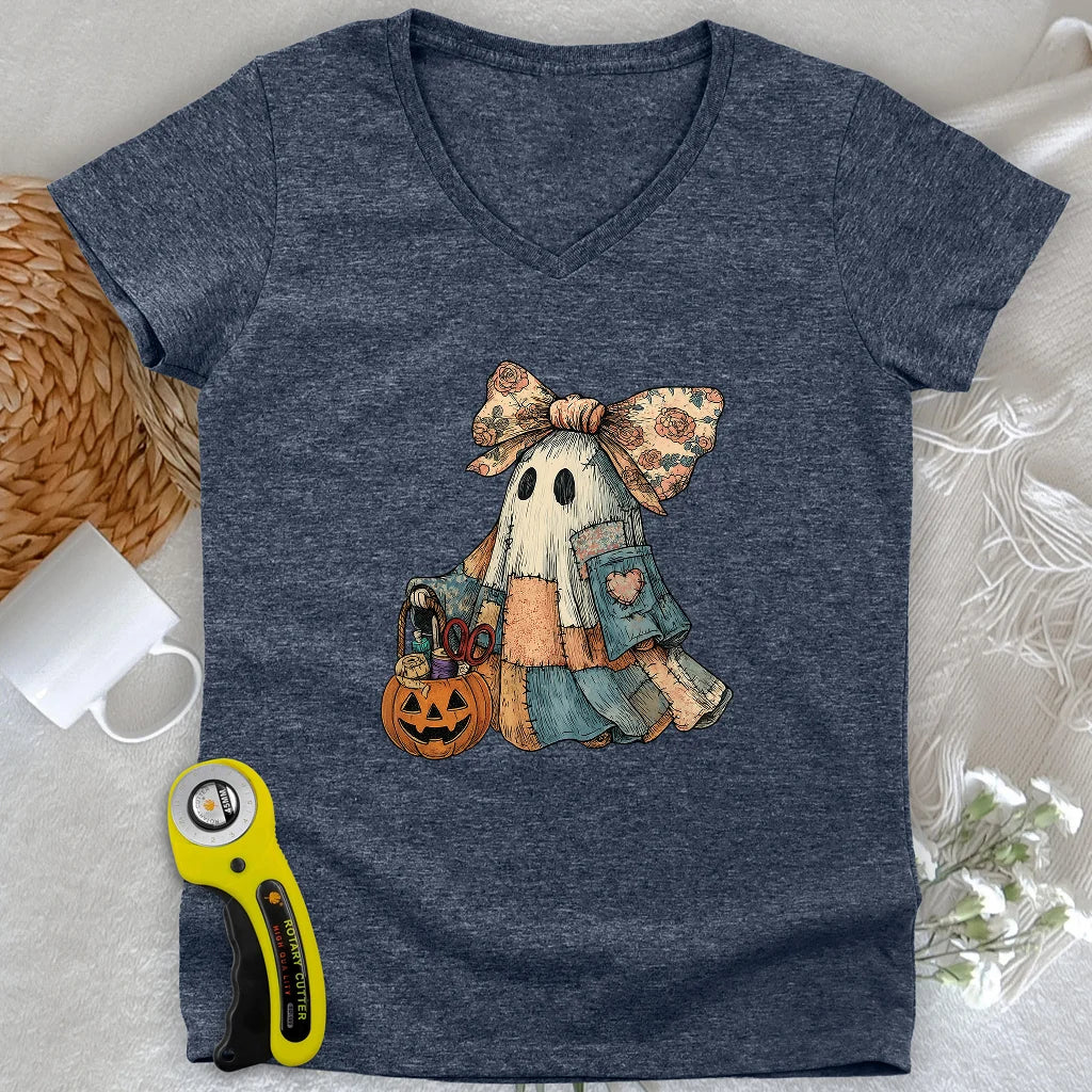 Bow-Boo Lady V-neck