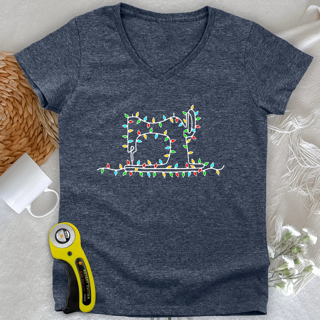 Bright Machine Lady V-neck