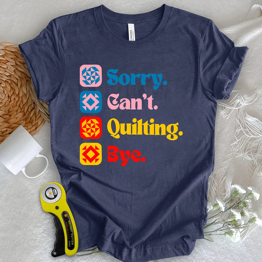 Kann nicht Quilten T-Shirt
