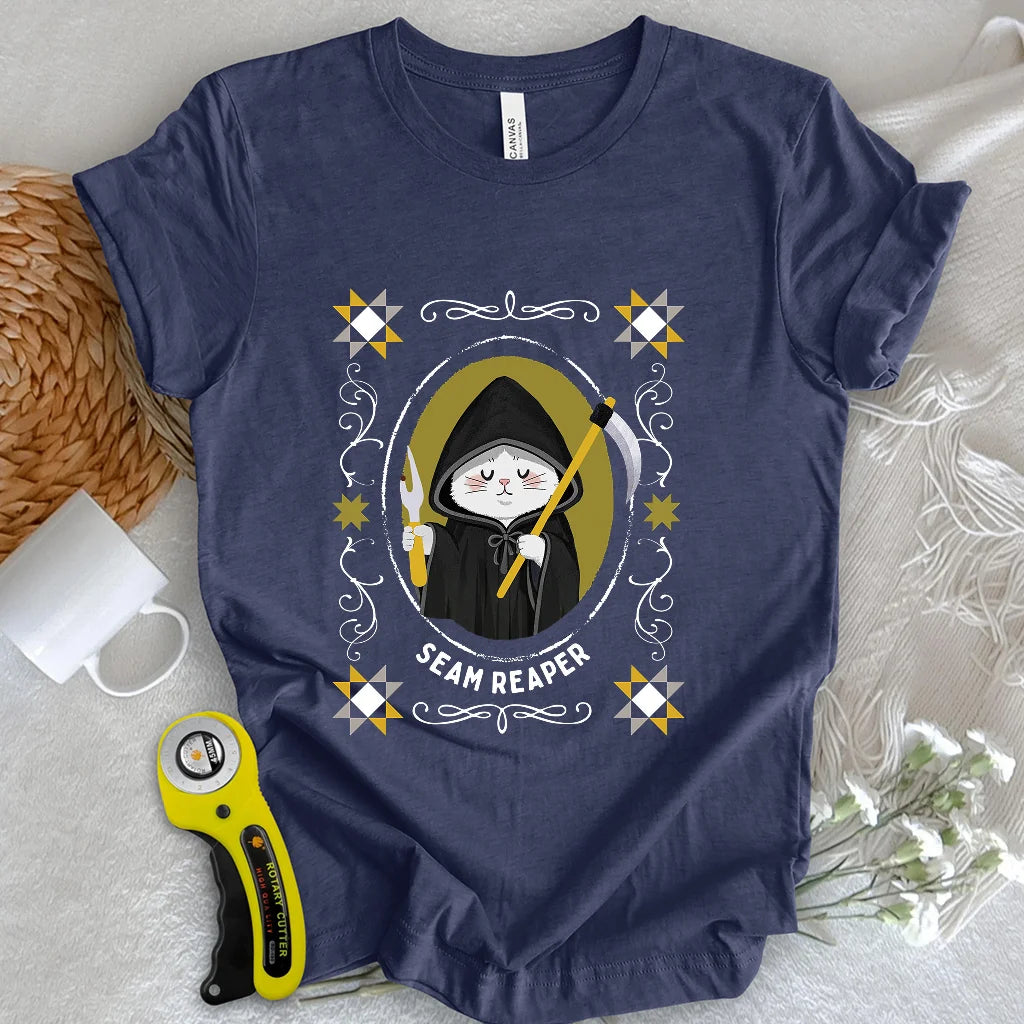 T-shirt faucheuse de coutures de chat