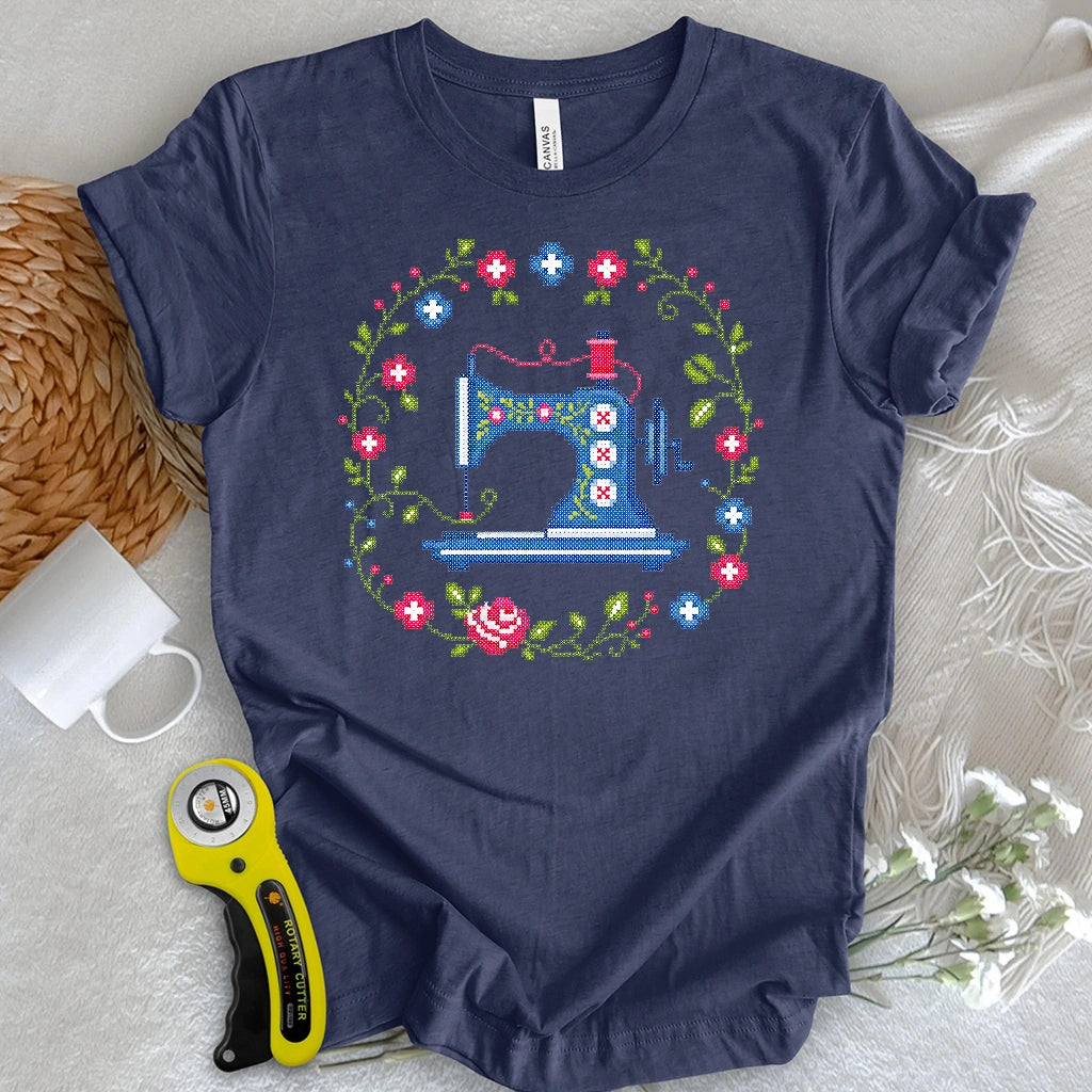 Cross Stitch Singer T-shirt