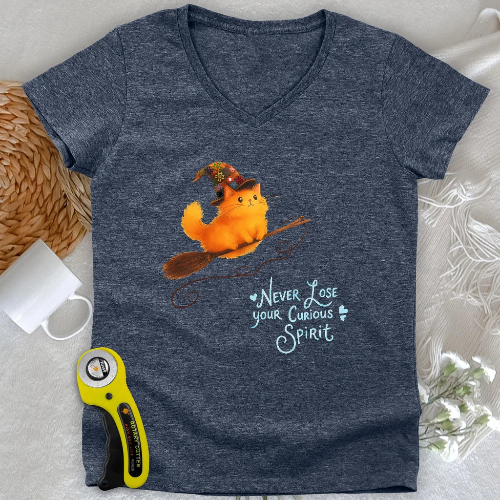 Curious Spirit Lady V-neck